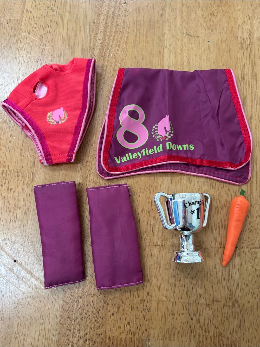 Our Generation Derby Horse Equestrian Accessory Lot Set